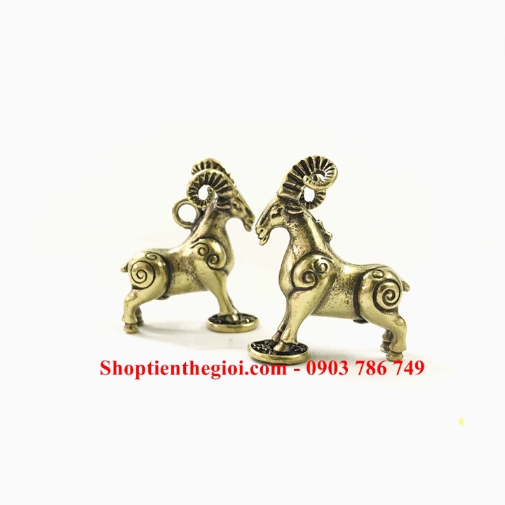 Móc Khóa Tượng Đồng Con Dê - SP005220
